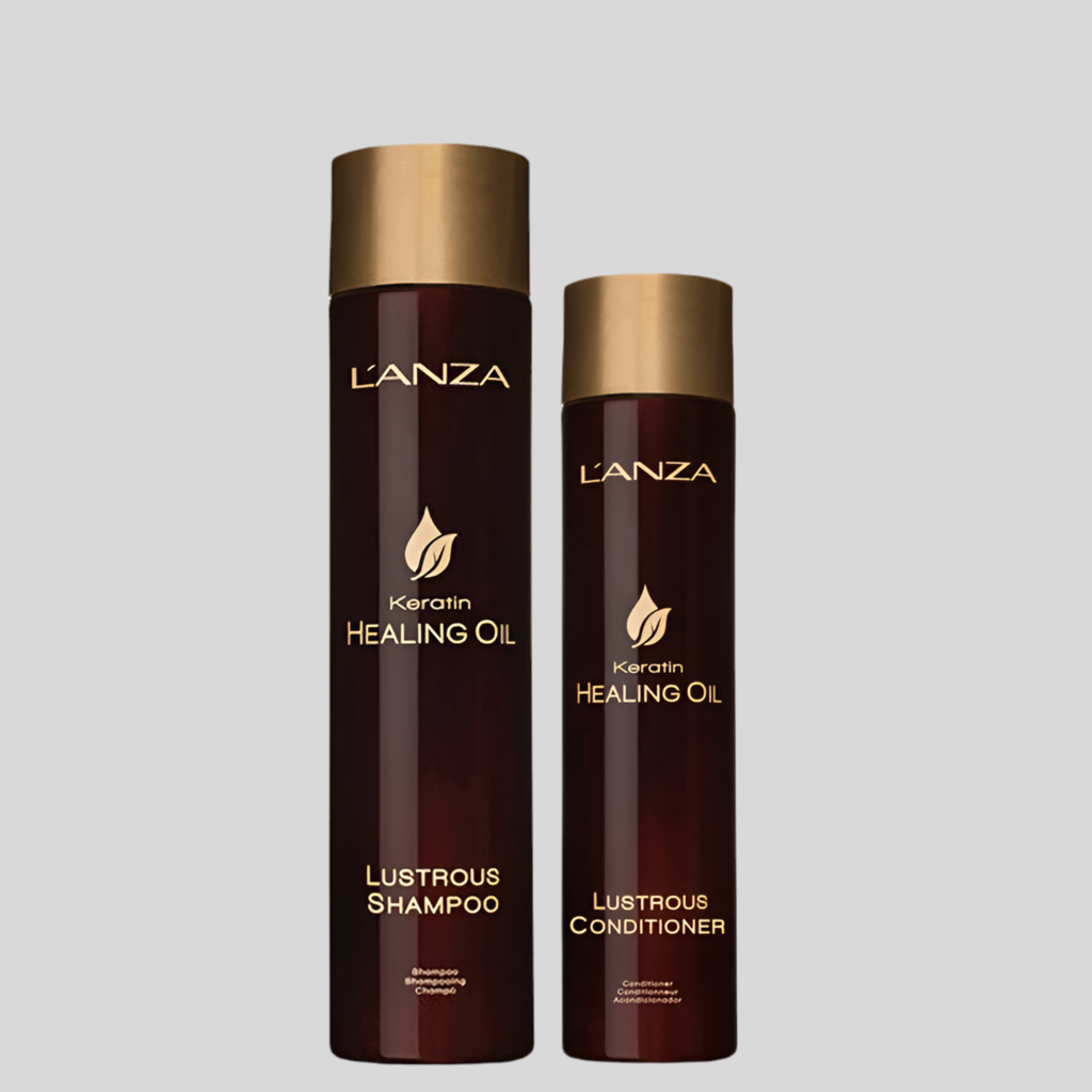 Lanza Keratin Healing Oil Lustrous Shampoo & Conditioner Duo