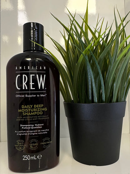 AMERICAN CREW
DAILY DEEP MOISTURIZING SHAMPOO
Schampo & balsam duo